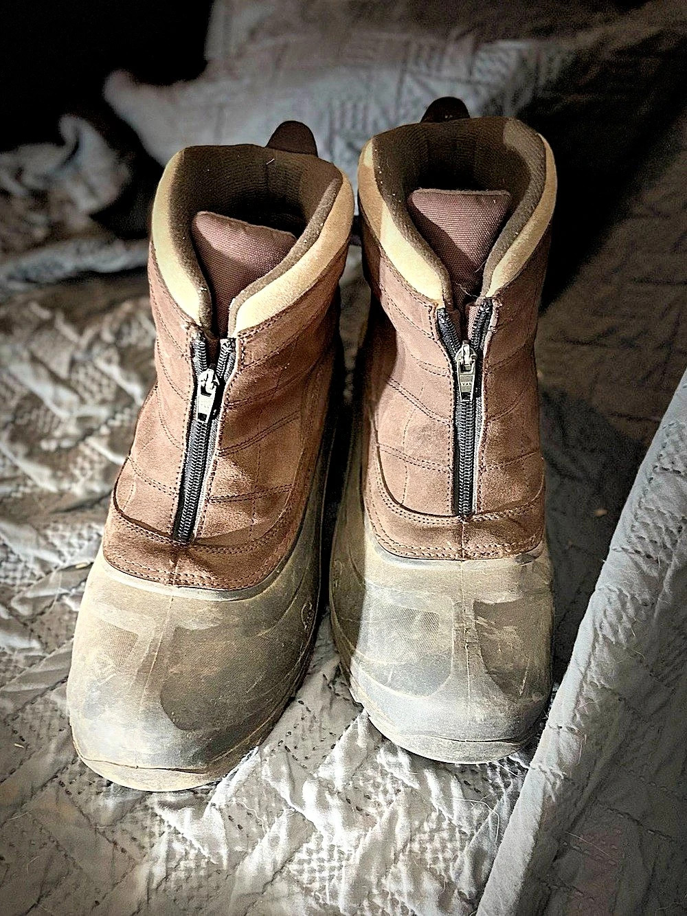 Sorel cold Mountain men’s zip waterproof winter duck boots